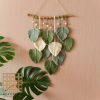 Macrame lá treo tường wall hanging WALLHANGING152 18X20 inch