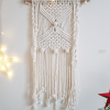 Mành treo tường macrame trang trí 19x51cm. Chat zalo để được tư vấn mẫu giá rẻ tại Tphcm được làm handmade 100%. Ghé ngay xưởng macrame của chúng tôi ngay!