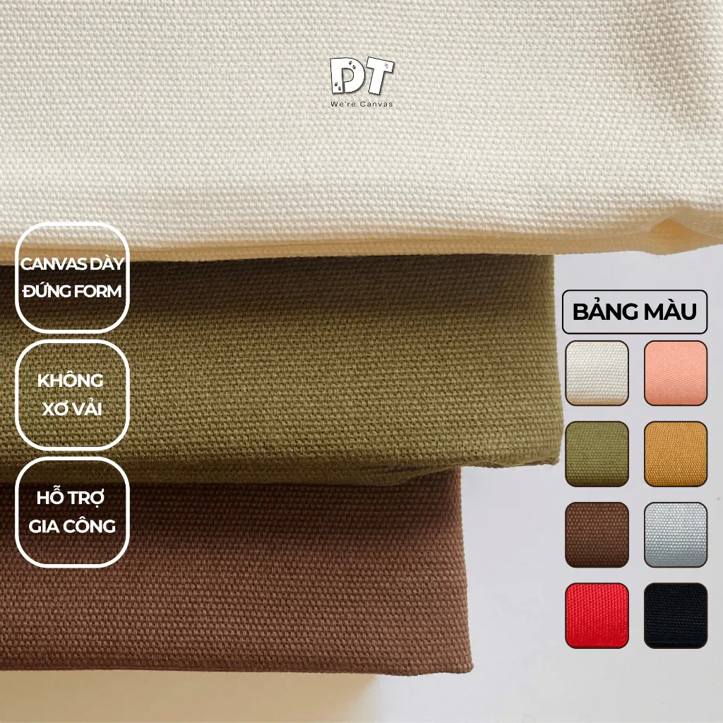Vải canvas giá rẻ 1